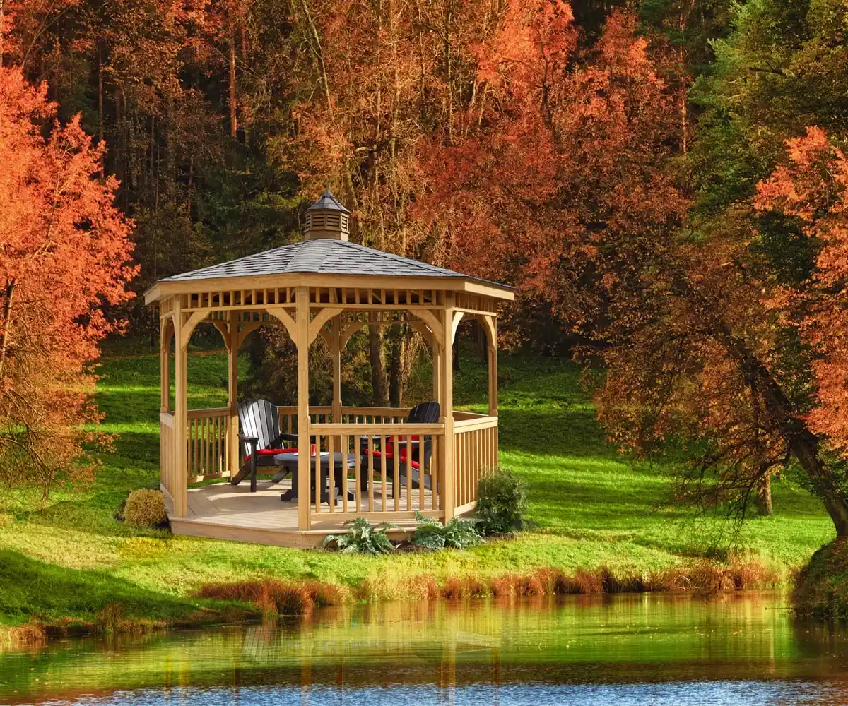 Berlin Gardens Vinyl Octagon Gazebo